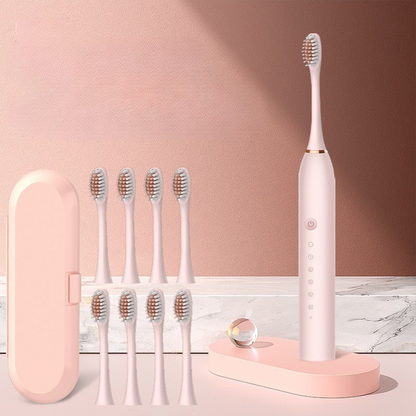 Rechargeable Electric Toothbrush with 5+ Cleaning Modes and USB Charging