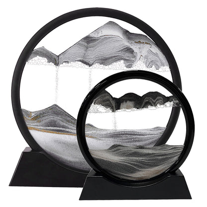 Modern Multicolored Sand Art Sculpture