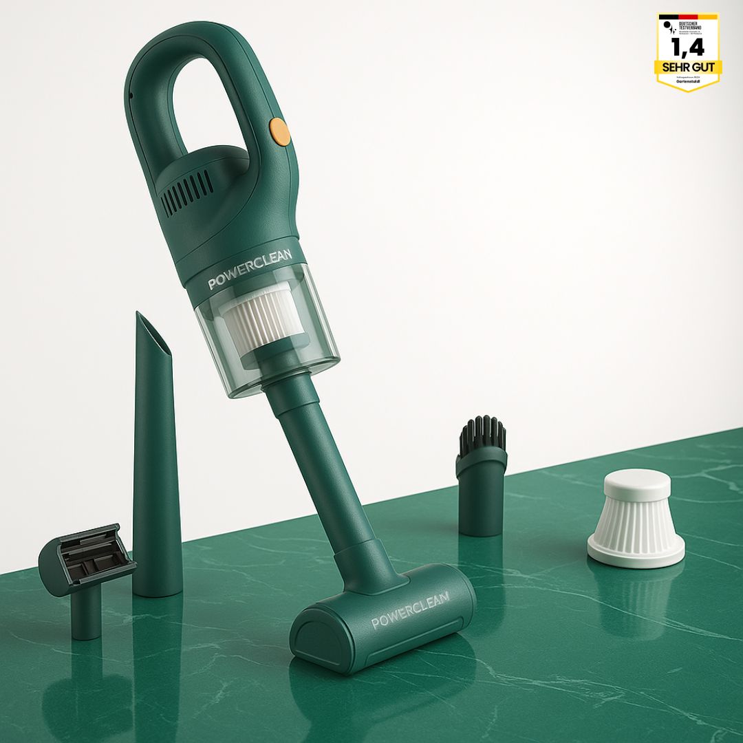 Cordless Handheld Vacuum Cleaner 3 kPa Suction with Accessories