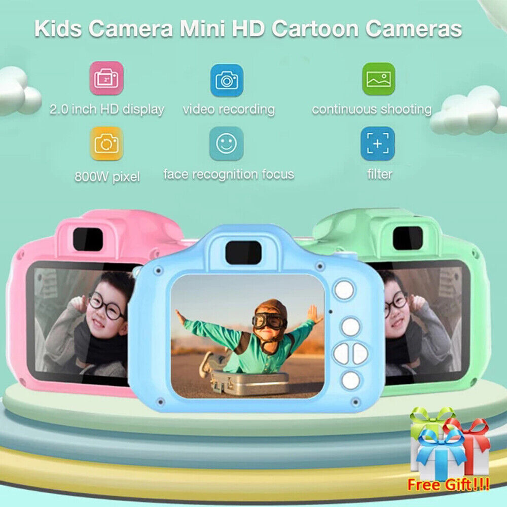 Vintage Digital Camera 13MP Full HD Portable Kids Camera With Self-Timer