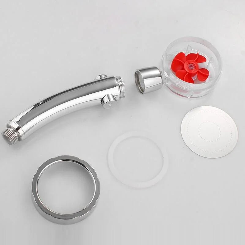High Pressure 360° Rotatable Shower Head With Water Saving Switch