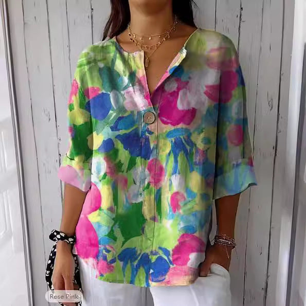 Vintage à Motifs Floraux|Élise™