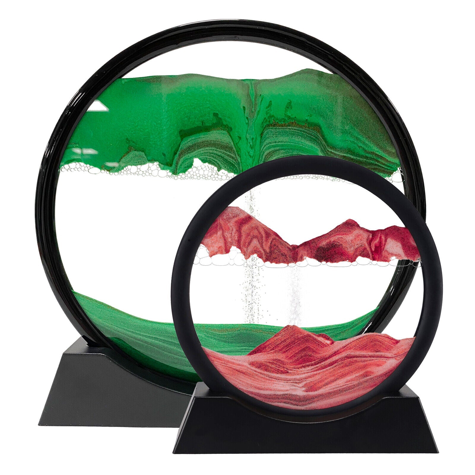 Modern Multicolored Sand Art Sculpture