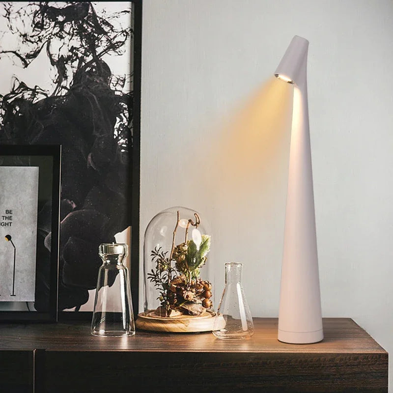 Rechargeable Touch Control Reading Lamp with Tri-Color Dimming