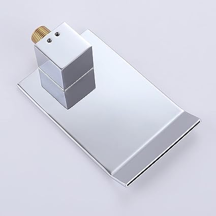 Modern Chrome Waterfall Wall-Mounted Faucet