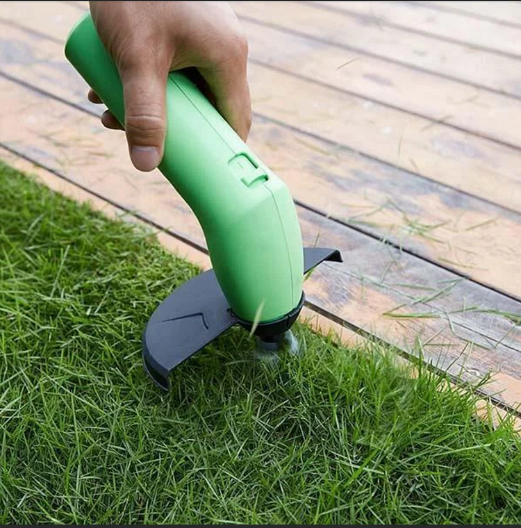 Cordless Mini Weed Trimmer Lightweight Handheld Grass Cutter Tool