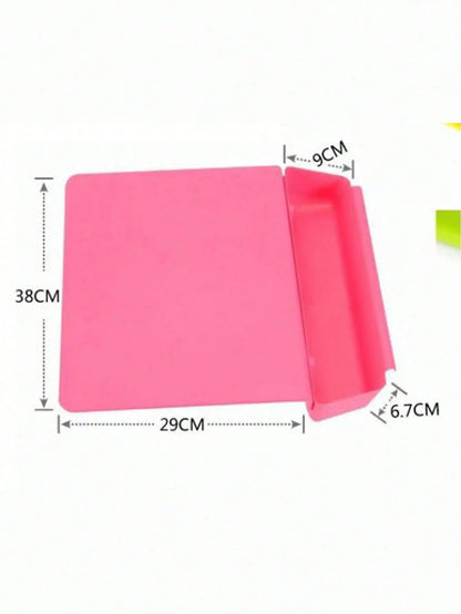 2-in-1 Cutting Board with Removable Tray and Clip-On Waste Holder