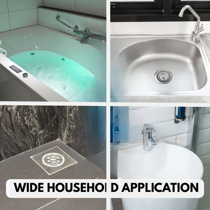 Powerful Drain Cleaner for Hair, Clogs & Odor Removal Fast