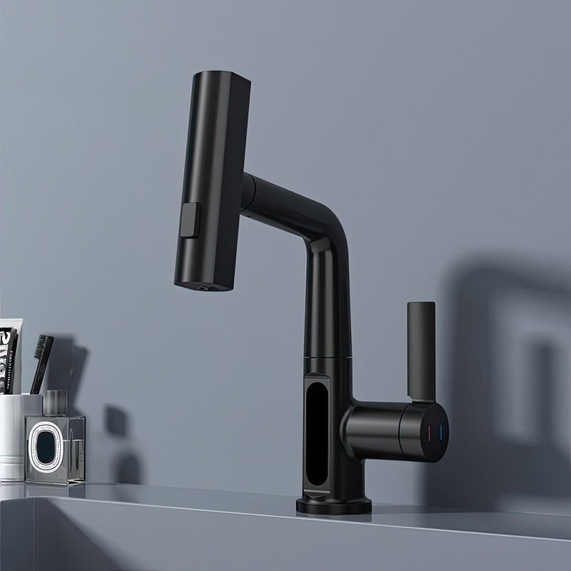 Digital Display Chrome Kitchen Faucet