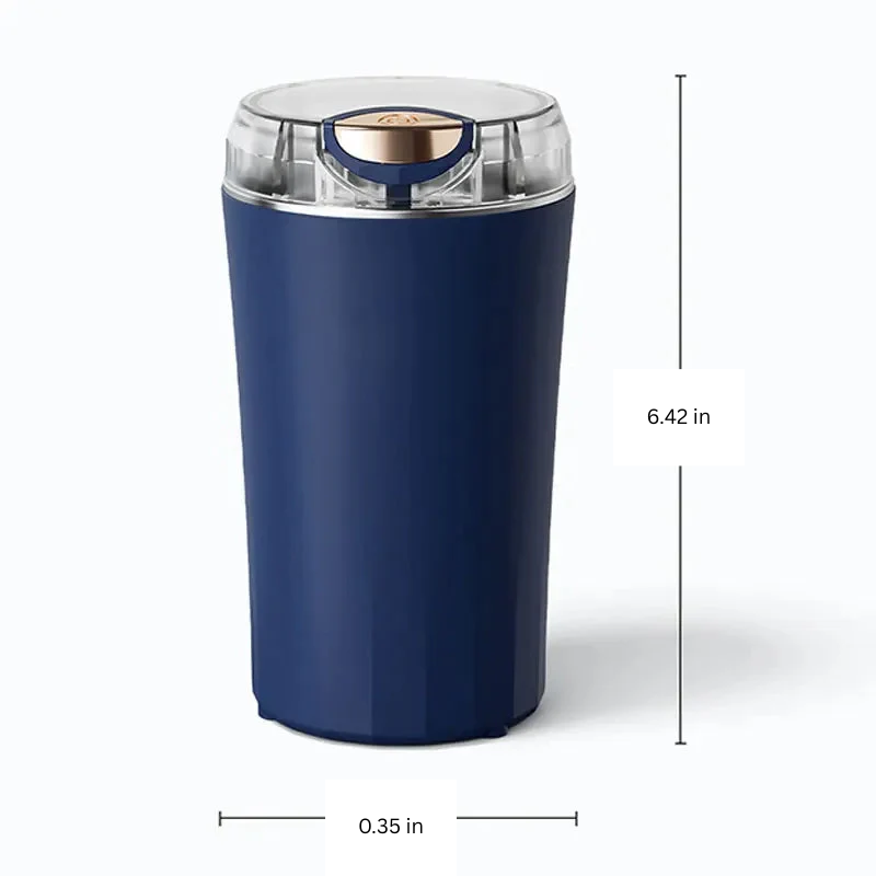 Electric Mini Grinder with Stainless Steel Blades 60g Capacity