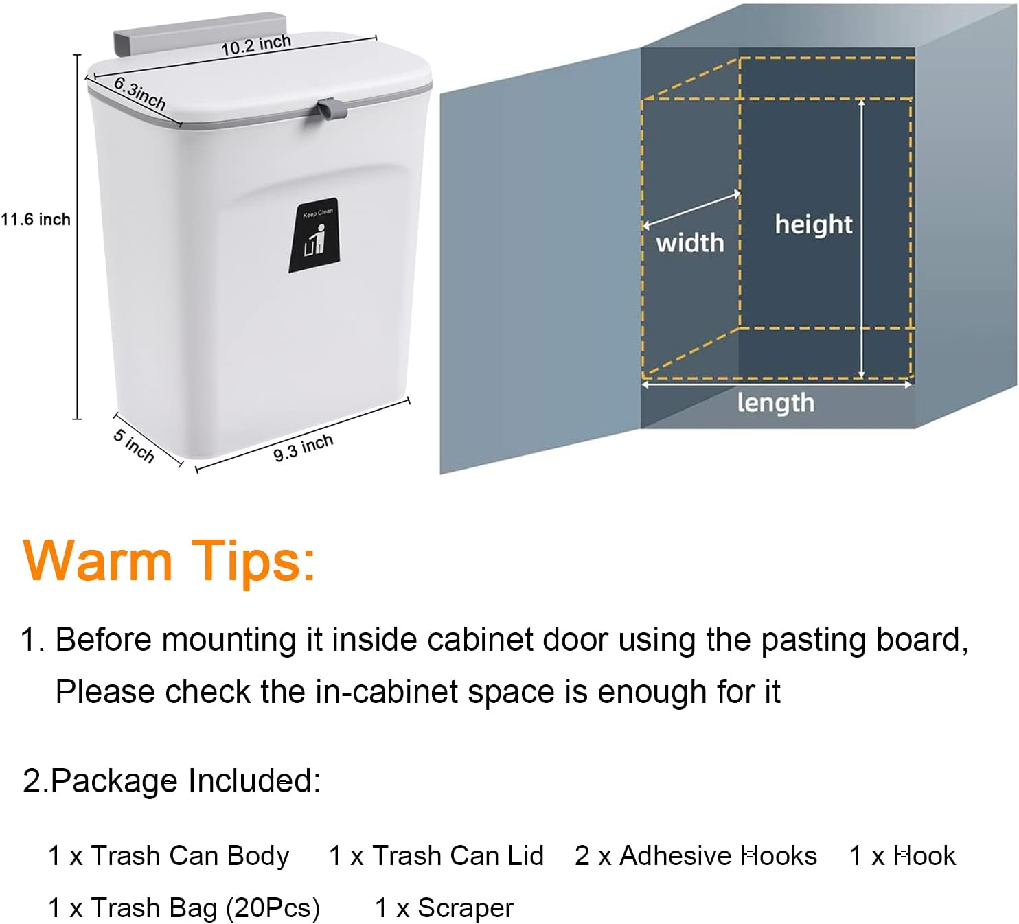 Minimalist Wall-Mountable Compost Bin