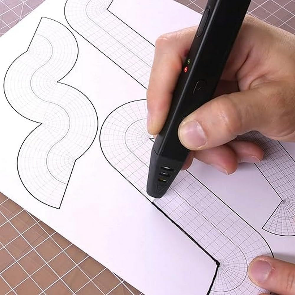 3D Printing Pen With Dual ABS PLA Extrusion And Speed Control