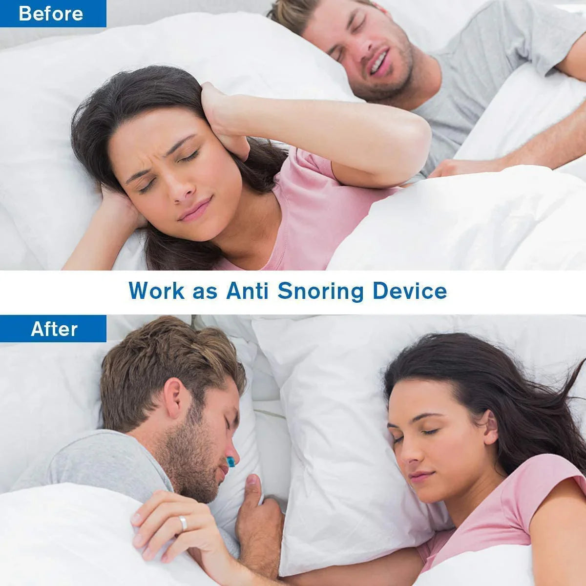 Micro-CPAP Device for Quiet, Comfortable, and Easy Anti-Snoring Relief