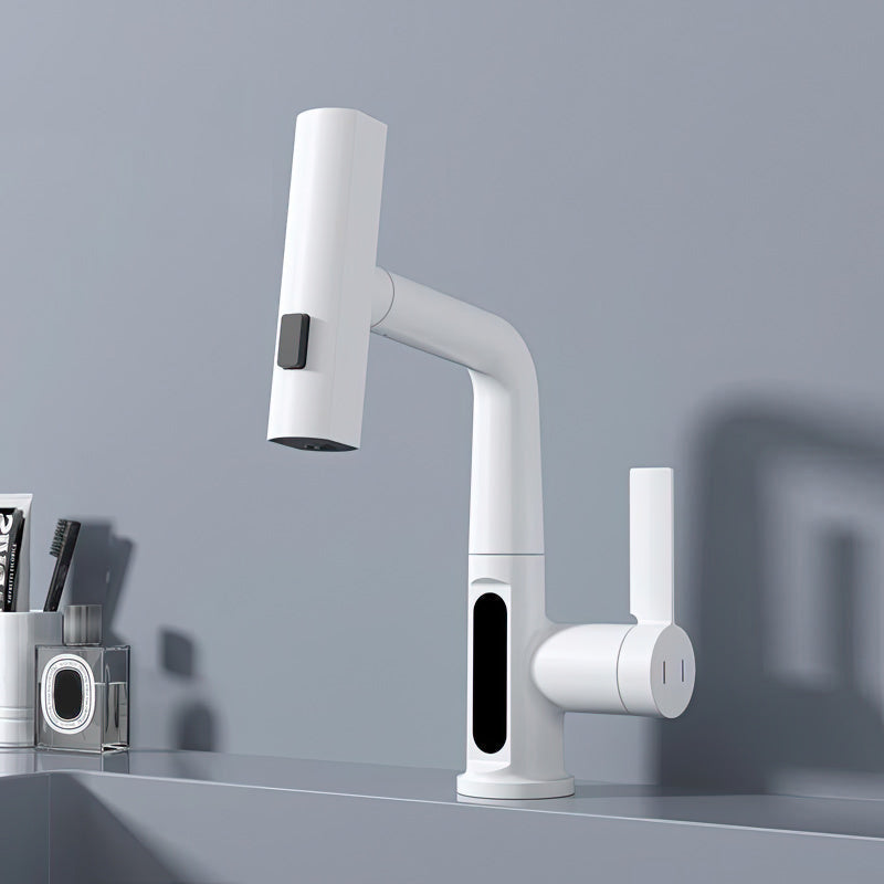 Digital Display Chrome Kitchen Faucet