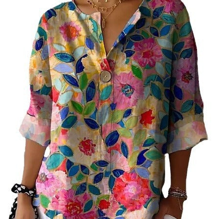 Vintage à Motifs Floraux|Élise™