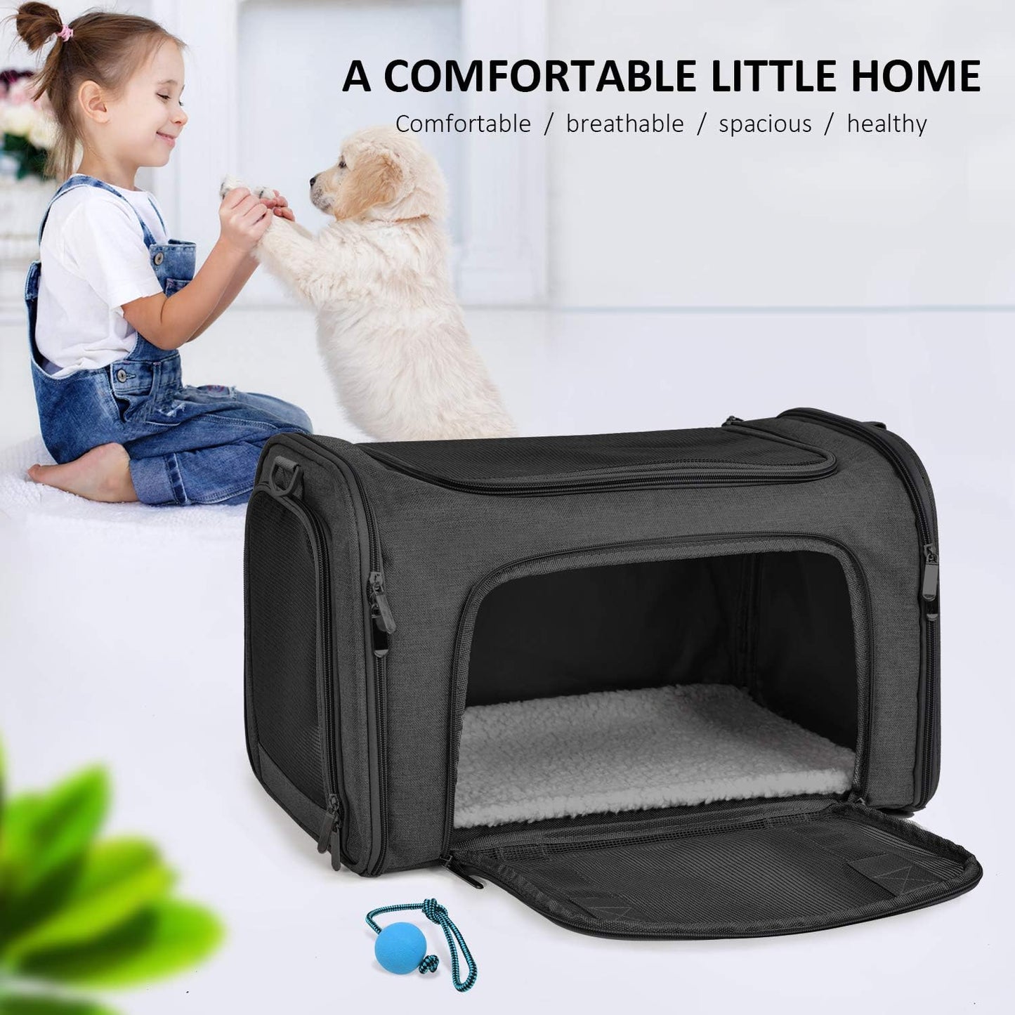 Dog Carrier Bag For Small Medium Cats Dogs Puppies Up To 15 Lbs