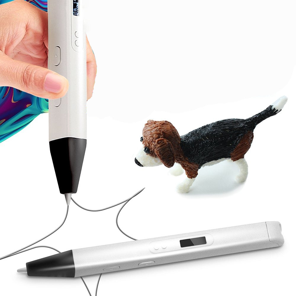 3D Printing Pen With Dual ABS PLA Extrusion And Speed Control