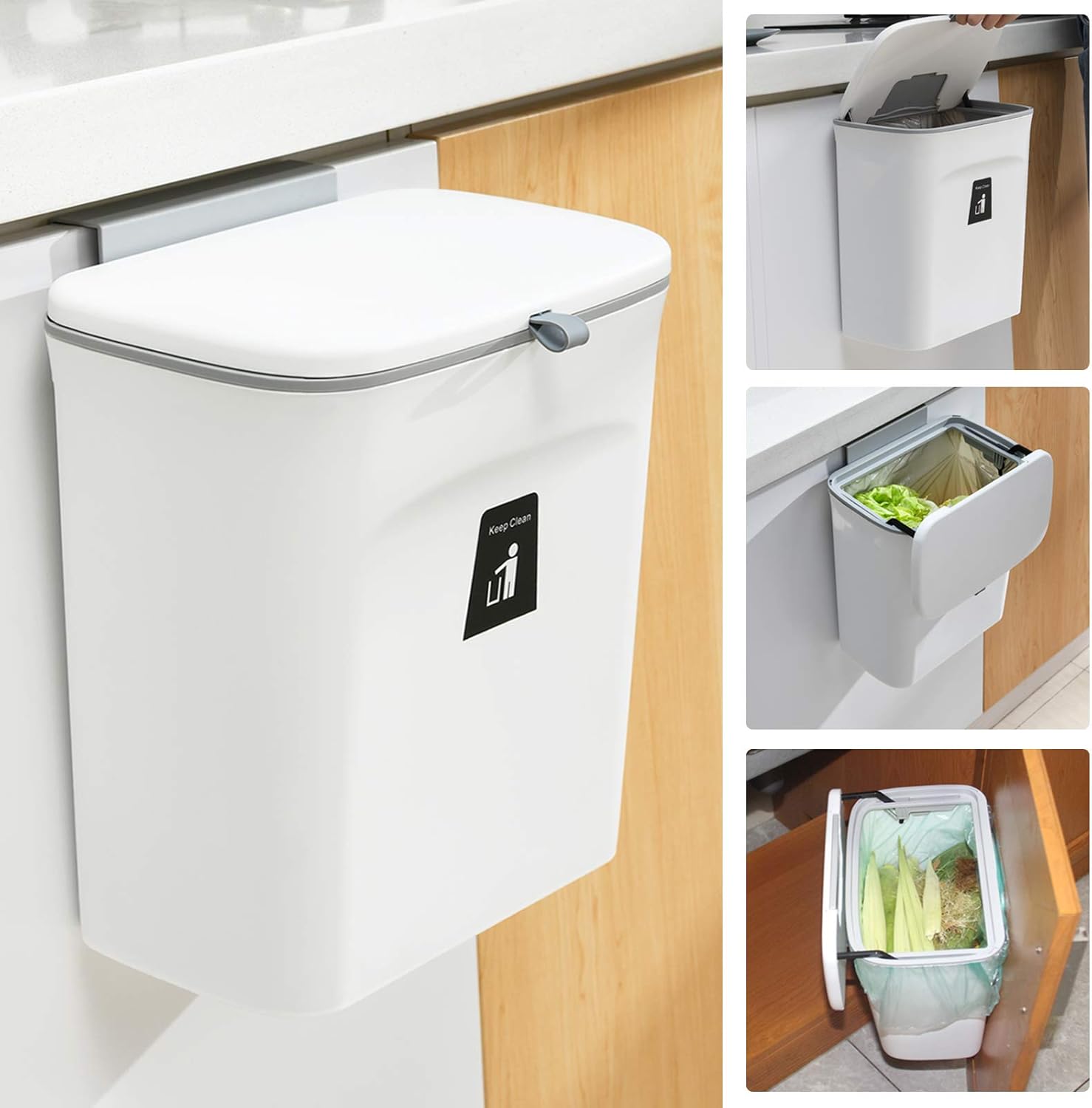 Minimalist Wall-Mountable Compost Bin