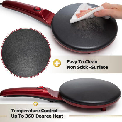 Modern Non-Stick Electric Crepe Maker