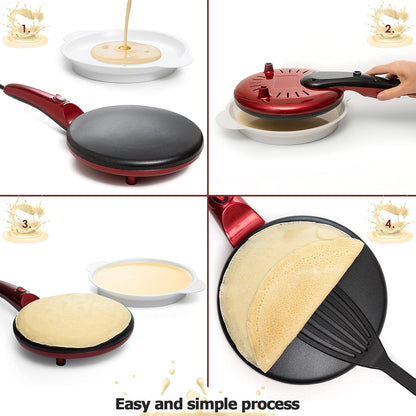 Modern Non-Stick Electric Crepe Maker