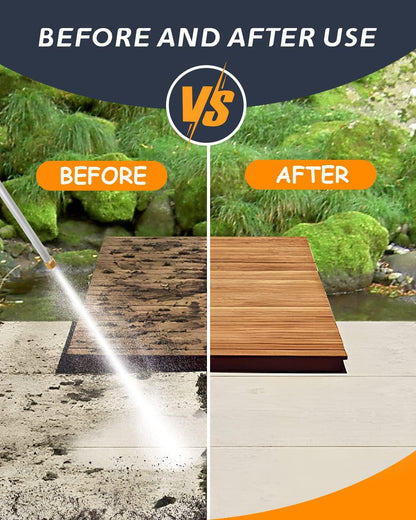 High-Pressure Washer Spray Nozzle With Fan And Jet Tips