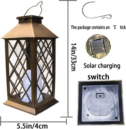 Traditional Metal Framed Hanging Lantern