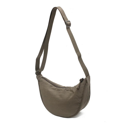 Minimalist Canvas Shoulder Bag with Adjustable Strap