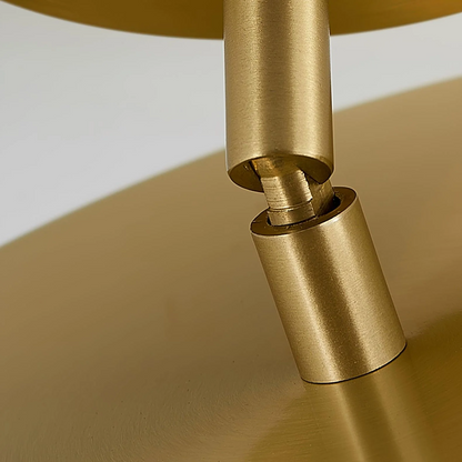 Minimalist Brushed Gold Ceiling Light
