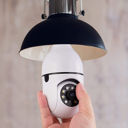 Wifi Light Bulb Security Camera Indoor Outdoor 360° Rotating HD