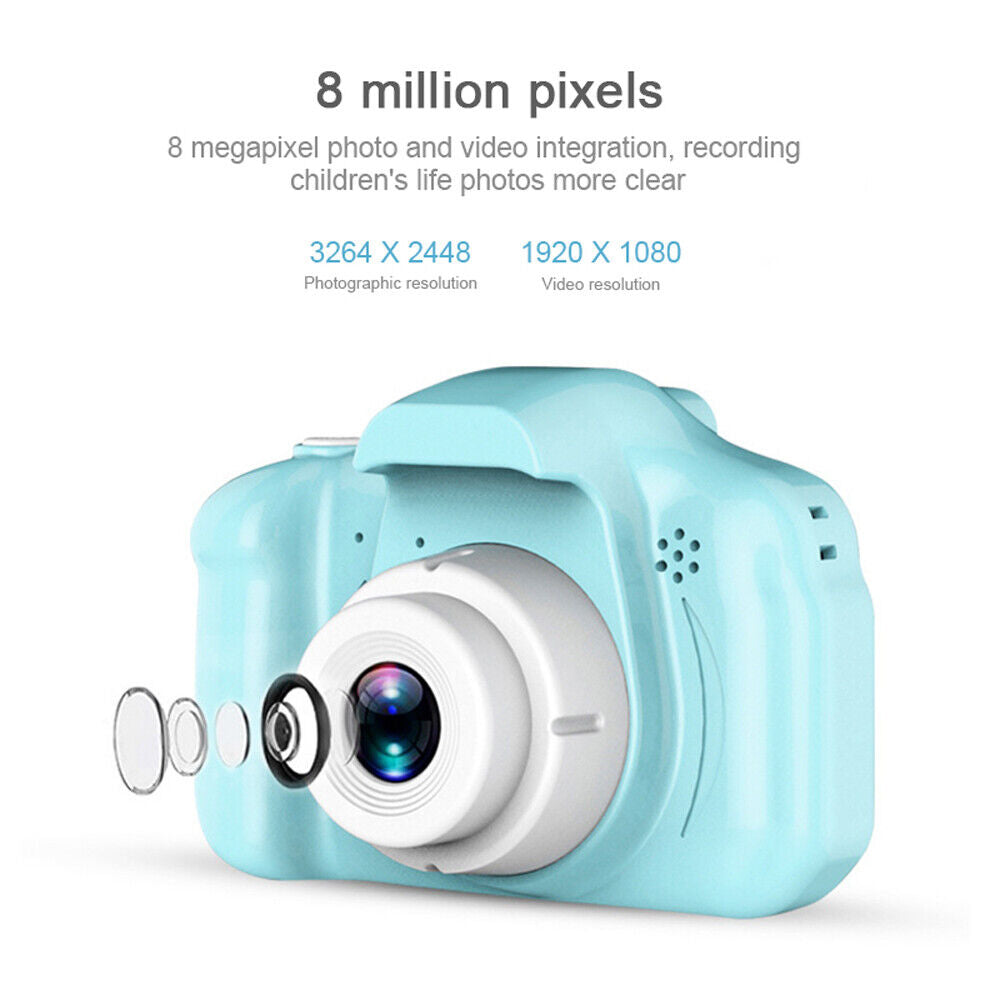 Vintage Digital Camera 13MP Full HD Portable Kids Camera With Self-Timer