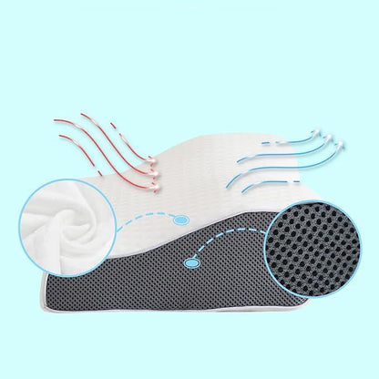 Ergonomic Sleep Pillow for Side Back Stomach Sleepers with Snoring Relief