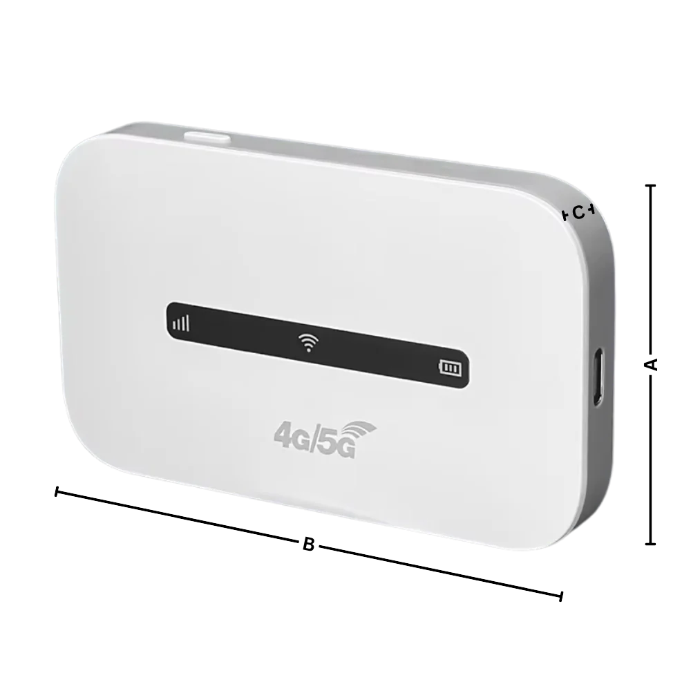 Portable Wi-Fi Hotspot 150Mbps Long Battery Weather Resistant Global Use
