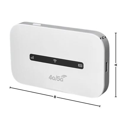 Portable Wi-Fi Hotspot 150Mbps Long Battery Weather Resistant Global Use