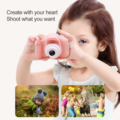 Vintage Digital Camera 13MP Full HD Portable Kids Camera With Self-Timer
