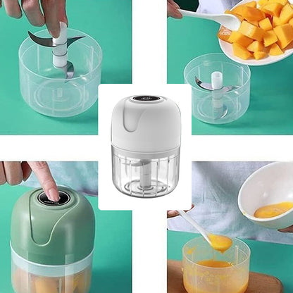 Compact USB Rechargeable Electric Chopper