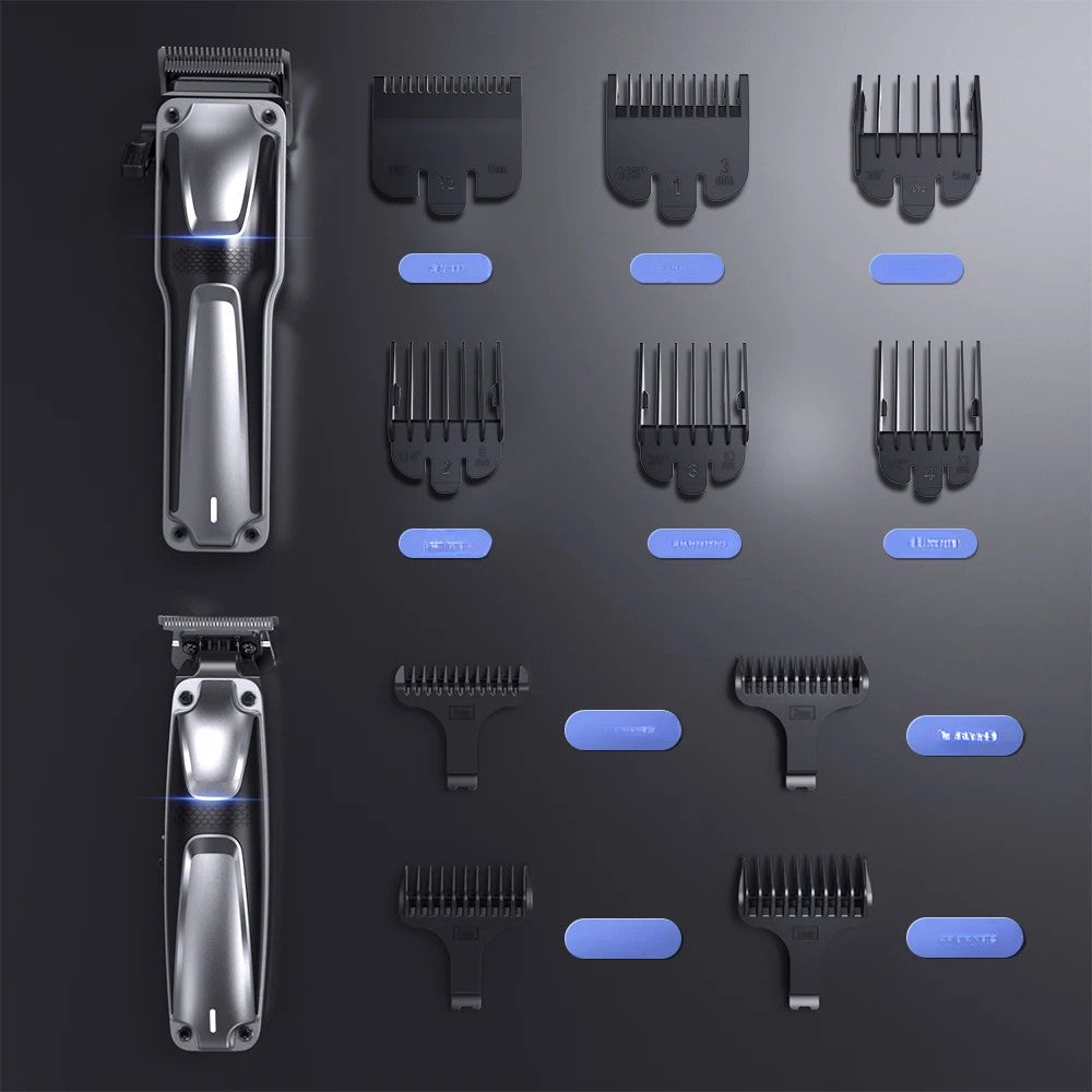 Cordless Stainless Steel Hair Clipper Set