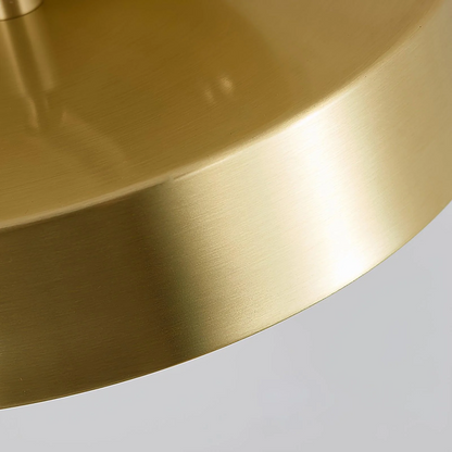 Minimalist Brushed Gold Ceiling Light