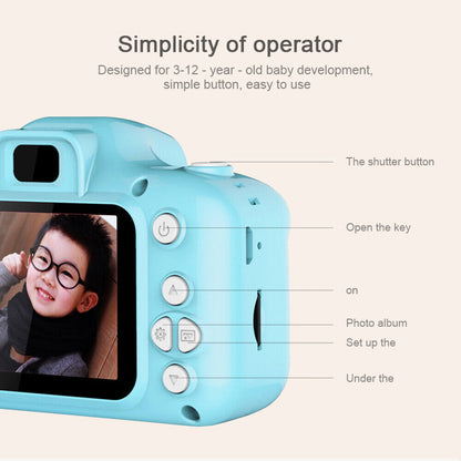 Vintage Digital Camera 13MP Full HD Portable Kids Camera With Self-Timer