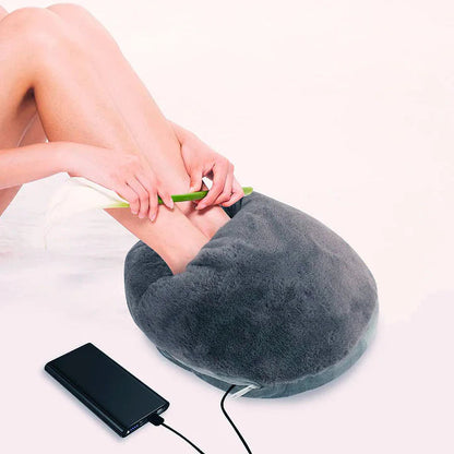 XL Electric Foot Warmer With Adjustable Heat And Washable Liner