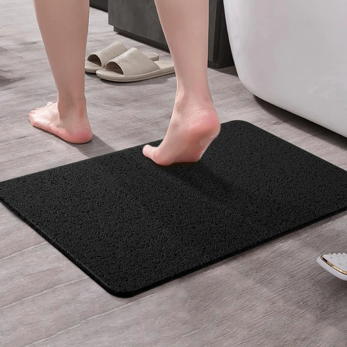 Non Slip Bath Mat with Suction Cups for Shower and Tub Safety