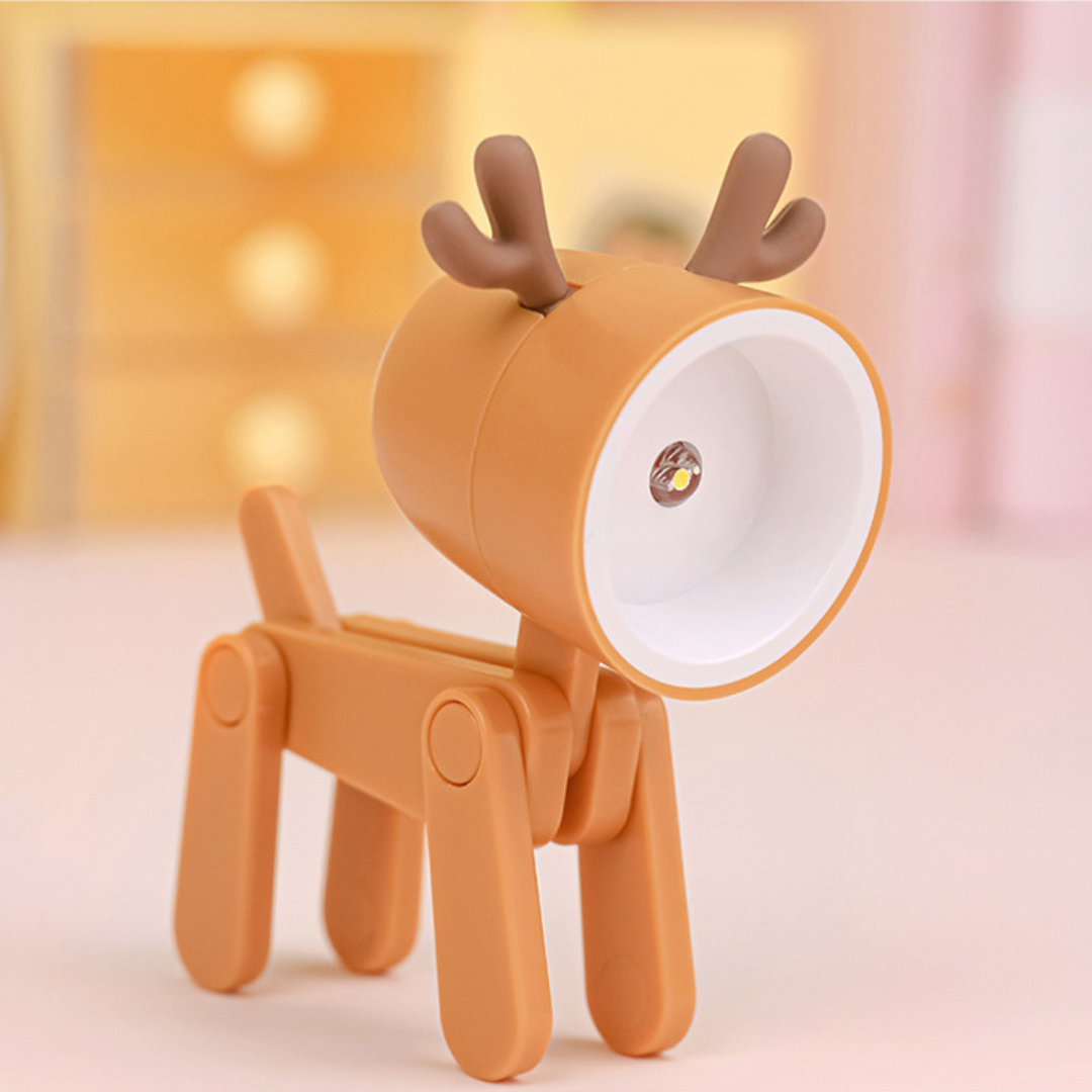 Animal Night Light For Kids Portable Cute LED Bedside Lamp