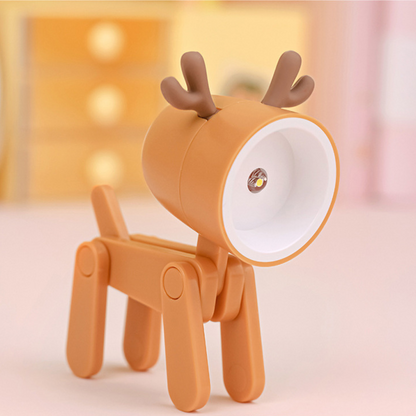 Animal Night Light For Kids Portable Cute LED Bedside Lamp