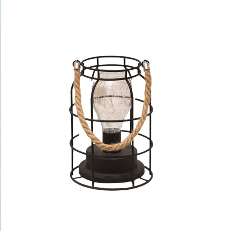 Minimalist Geometric Iron Table Lamp