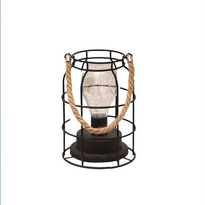Minimalist Geometric Iron Table Lamp