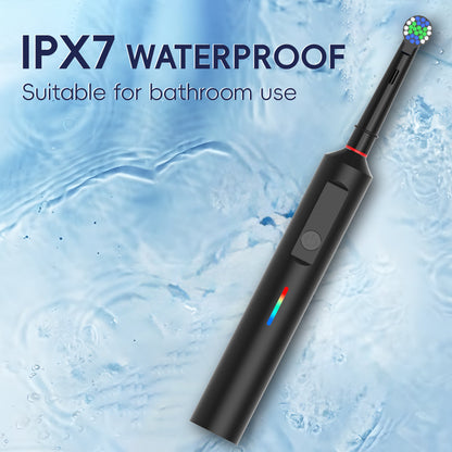 360 Rotating Electric Toothbrush With Pressure Sensor and Timer