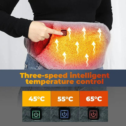 Adjustable Plush Heating Belt with USB Power