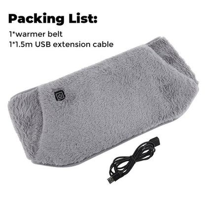 Adjustable Plush Heating Belt with USB Power