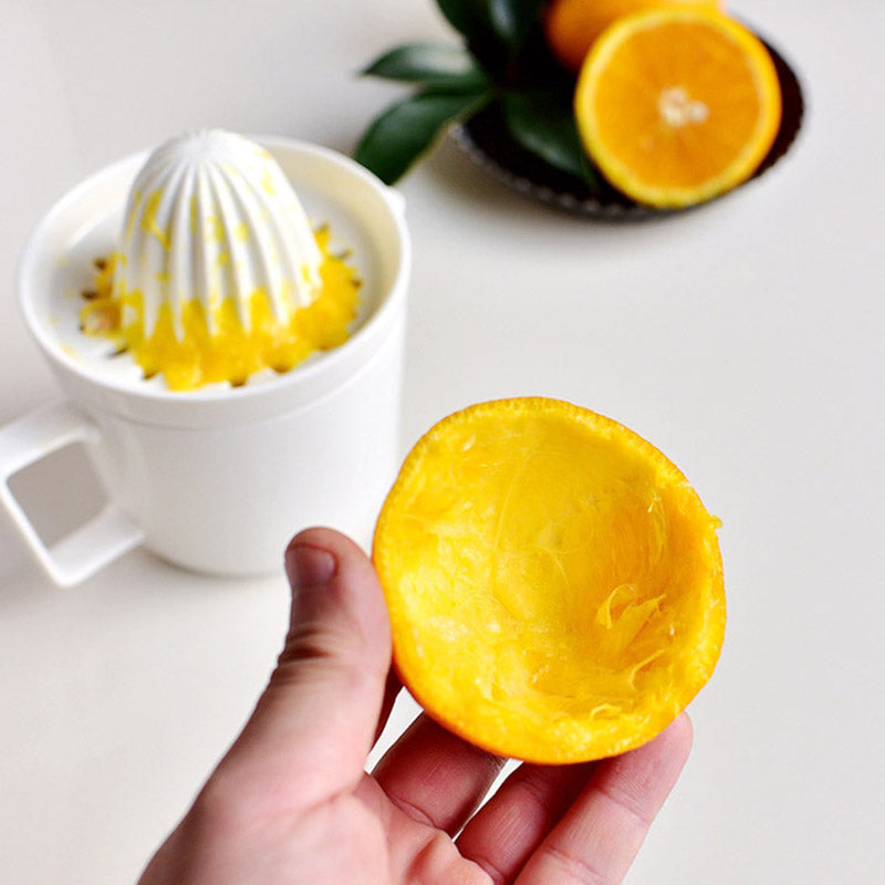 Minimalist Ceramic Ribbed Citrus Juicer