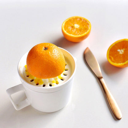 Minimalist Ceramic Ribbed Citrus Juicer