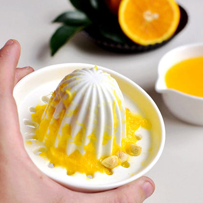 Minimalist Ceramic Ribbed Citrus Juicer